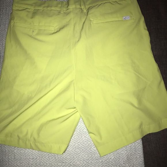 Greg Norman Collection Yellow Hybrid Shorts - Picture 3 of 4